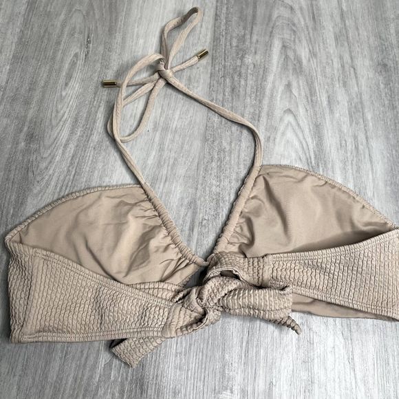 Monday Swimwear Copacabana Oat Crinkle Top - Picture 3 of 4